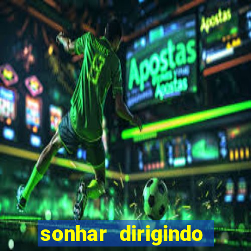 sonhar dirigindo carro jogo do bicho